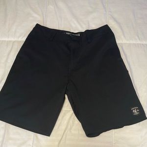 Black vanphibian shorts by vans